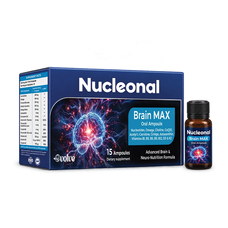 Nucleonal Brain MAX Drinkable Ampoules original pack artwork
