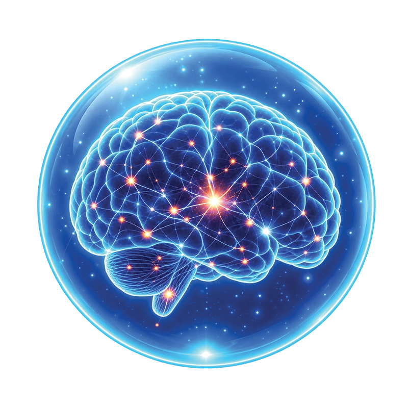Brain range illustration